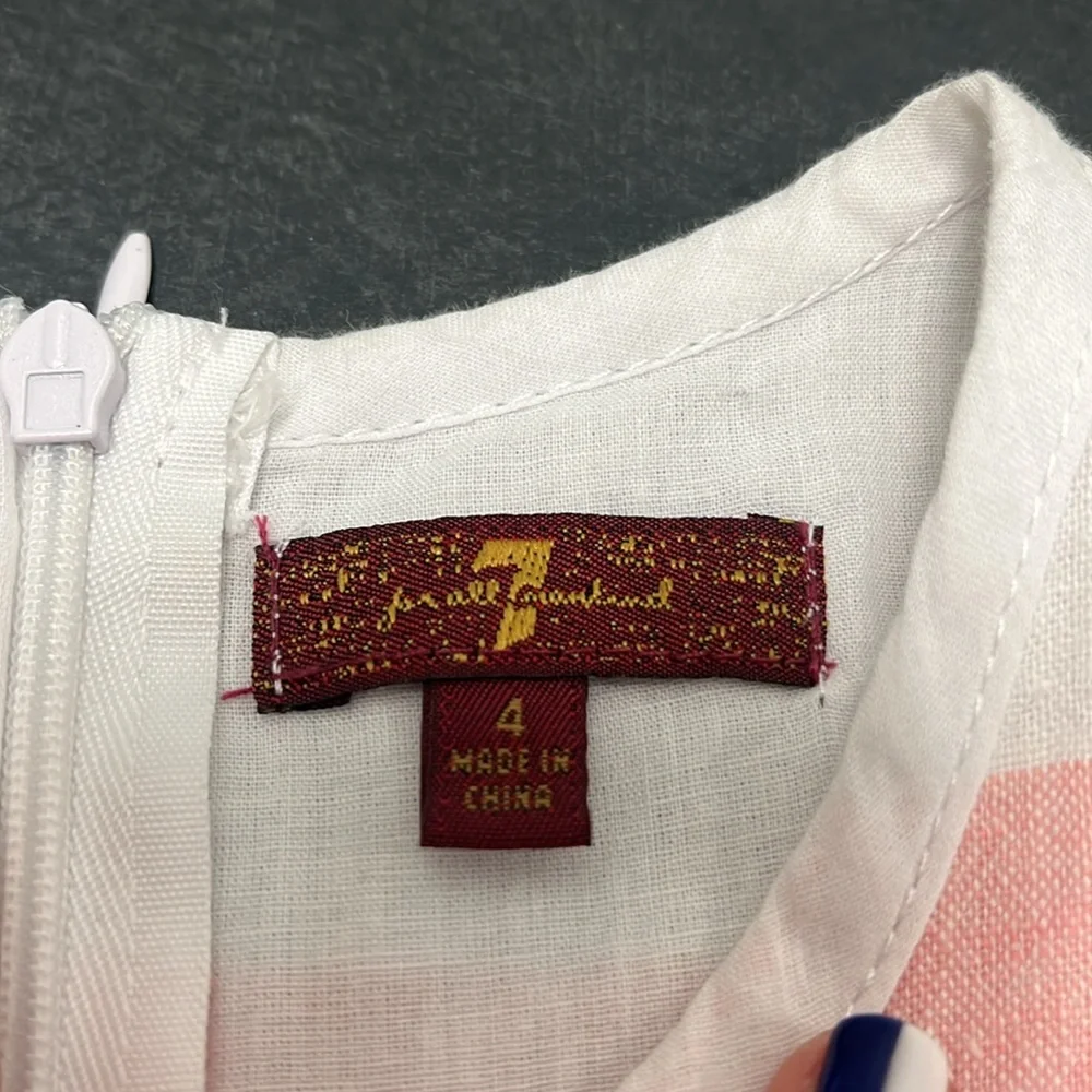 7 for all Mankind Girls Linen Jumpsuit size 4